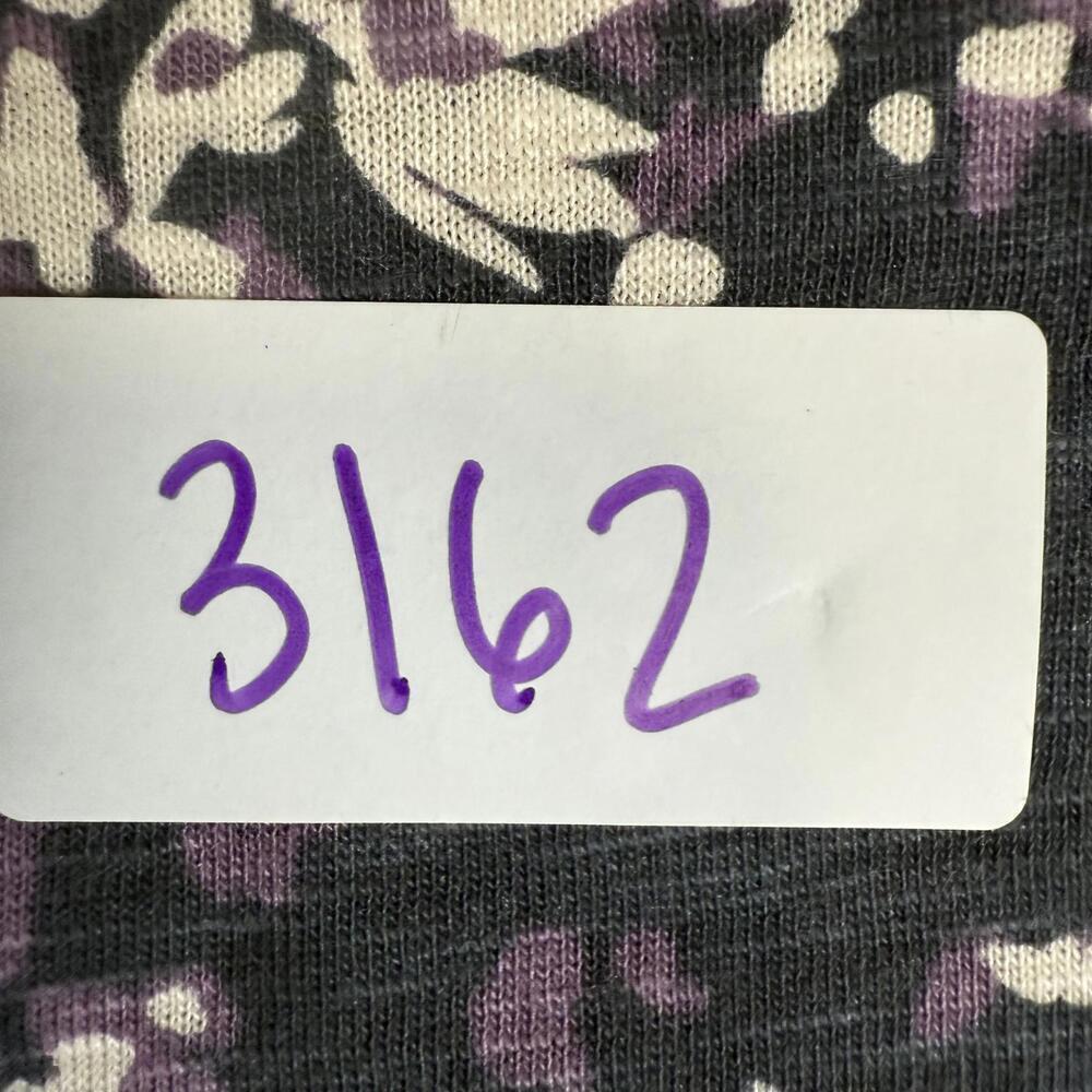 Ann Taylor LOFT Women's Size 10 Purple Black Floral Sleeveless Belted Dress - Picture 8 of 8